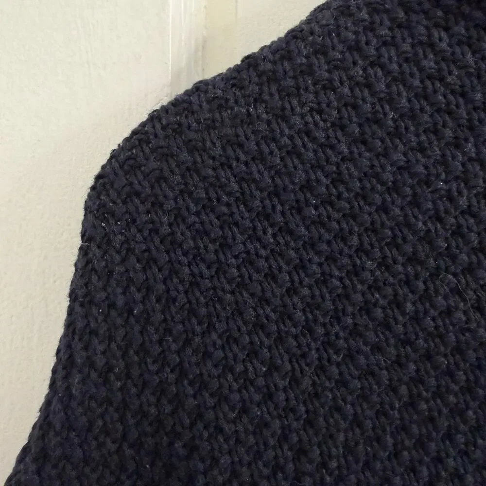 Banana Republic Fisherman‎ Knit Cotton Cardigan, Navy size XL